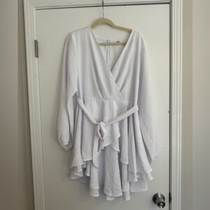 Cosonen Long Sleeve V-Neck Dress - Never Worn